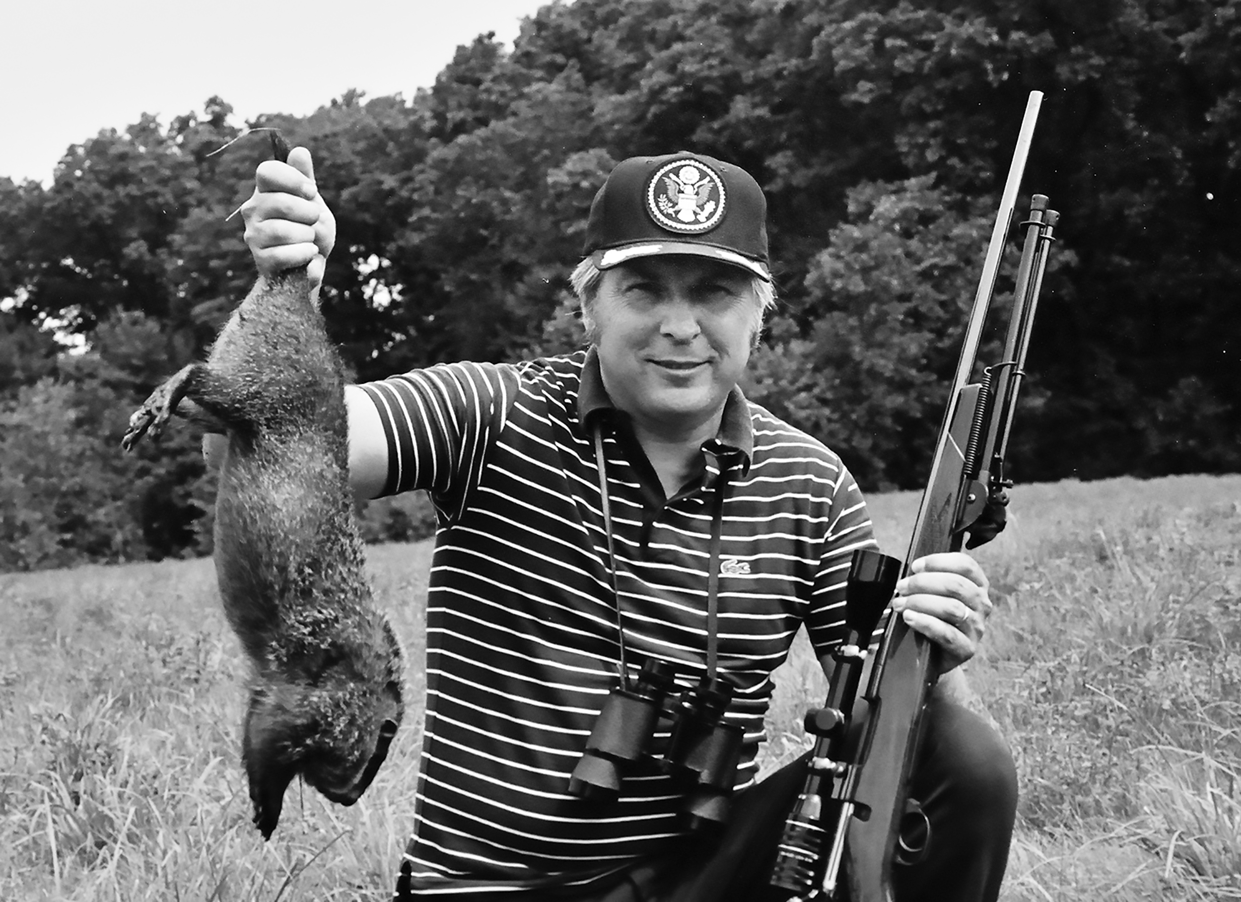 From the line of trees in the background, Stan anchored this prime chuck at 325 yards with his pet Weatherby Mark V VarmintMaster chambered in the 224 Weatherby Magnum.